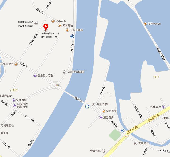 东莞市英特耐森精密仪器有限公司地理位置图